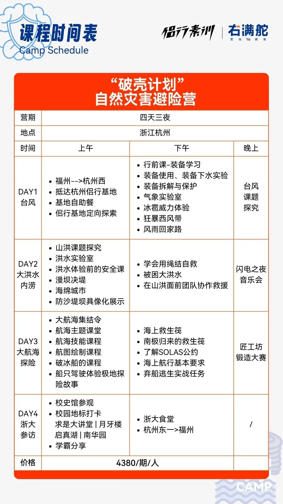 侣行素训 X 右满舵｜2026“破壳计划”自然灾害避险营 配图21